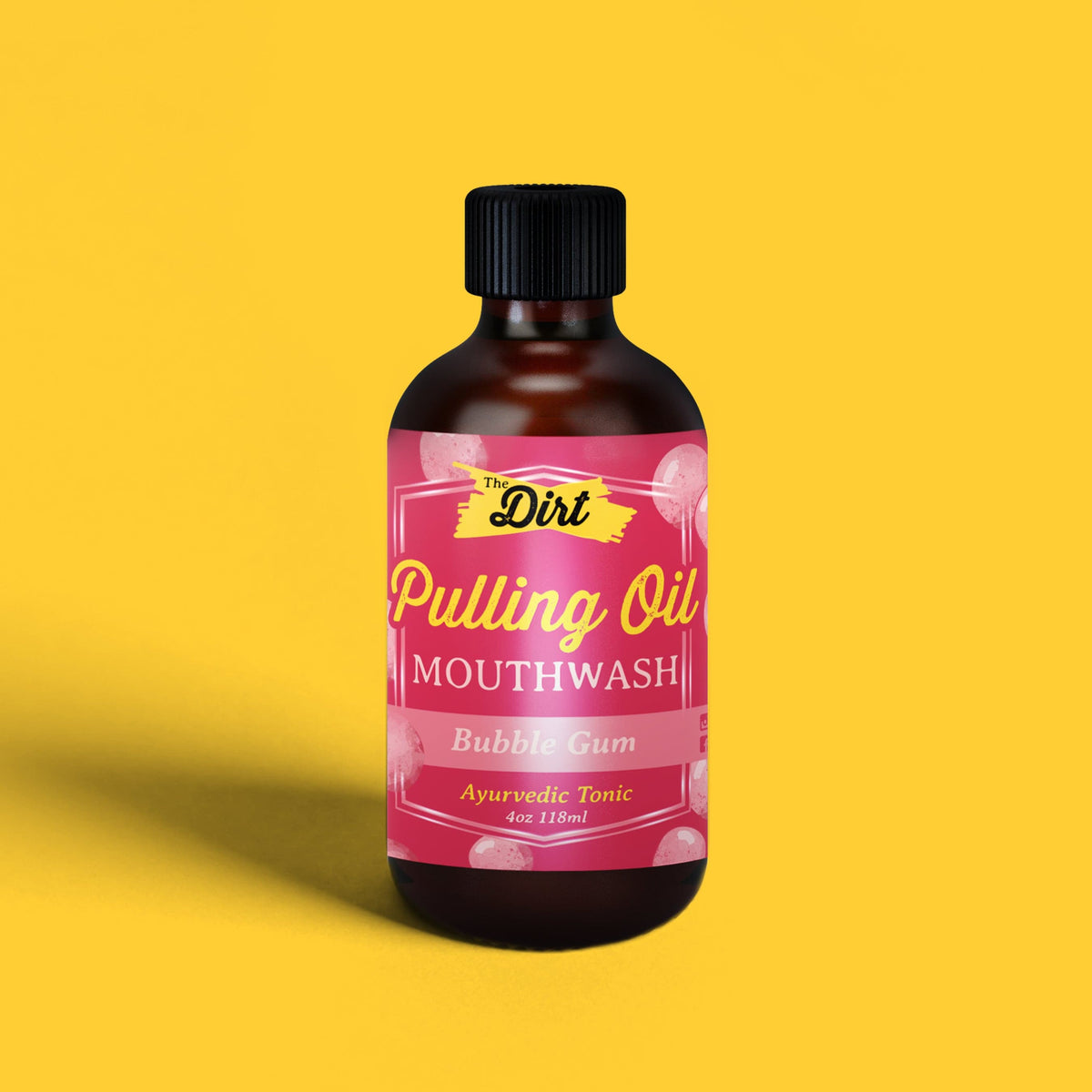 Pulling Oil Mouthwash - The Dirt - Super Natural Oral Care 4oz / Bubblegum Oral Care