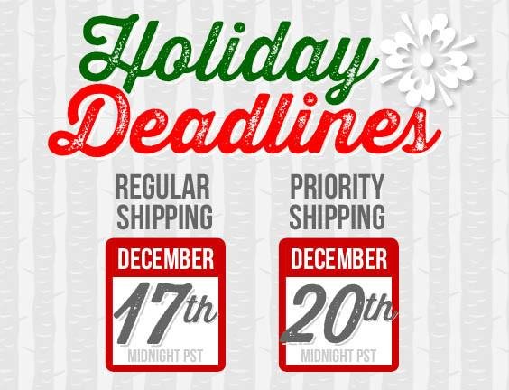 Holiday Deadline and Hours | The Dirt - Super Natural Personal Care
