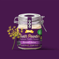 Trace Mineral Tooth Brushing Powder - The Dirt - Super Natural Personal Care 6 Month Jar / Fennel Anise Oral Care